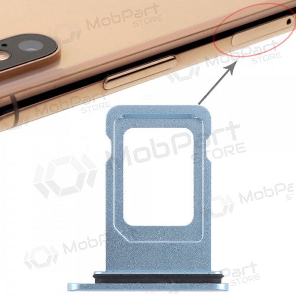 Apple iPhone XR SIM card holder (blue)