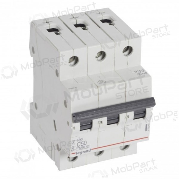 MCB RX3 Legrand 419240 (50A, 3P, 230V, 6kA)