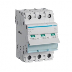 Modular switch Hager SBN340 (3 mod, 40A, 3P)