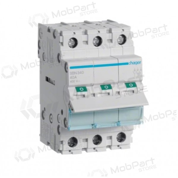Modular switch Hager SBN340 (3 mod, 40A, 3P)