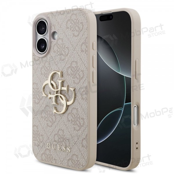 Apple iPhone 17 case - Guess PU 4G Metal Logo (pink)