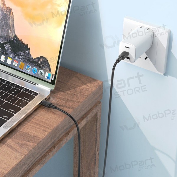 USB cable Borofone BX113 60W USB-C to USB-C 2.0m black