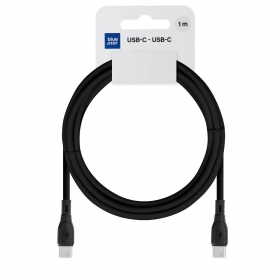 USB-C cable Blue Star PJ73-13-3 USB-C to USB-C 1 m 60 W black