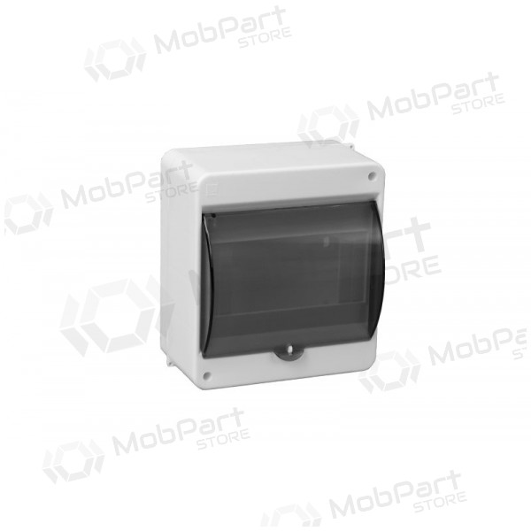 Pawbol 6 mod. panel C.2031 (with transparent doors, with ground terminals, white)