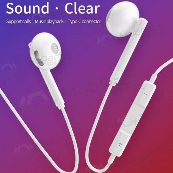 Earphone HOCO L10 Type-C (white)
