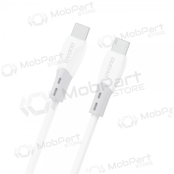 USB-C cable Dudao L25SC USB-C to USB-C 2 m 60 W white