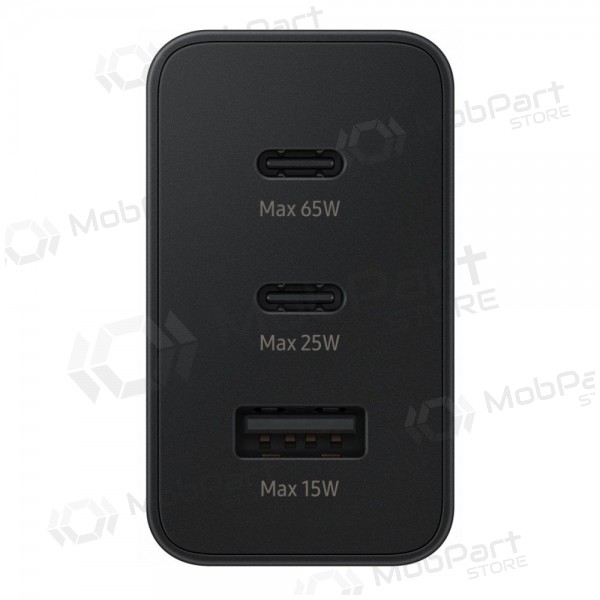 Network charger Samsung EP-T6530NBEGEU 65 W 2x USB-C + USB-A black