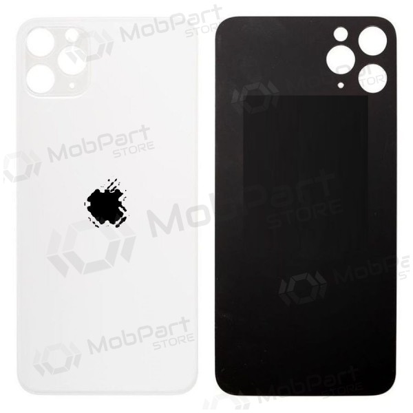 Apple iPhone 11 Pro Max back / rear cover (silver) (bigger hole for camera) Apple iPhone 11 Pro Max back / rear cover (silver) (bigger hole for camera)
