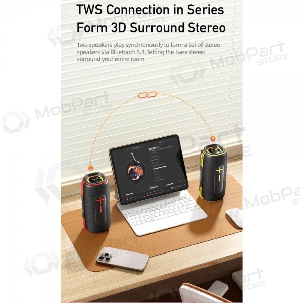 Bluetooth portable speaker Awei KA5 20W black