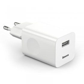 Phone charger Baseus CCALL-BX02 24 W USB-A white