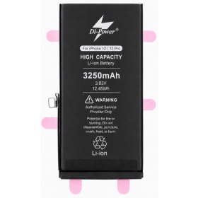 Akumuliatorius "Di-Power" (increased capacity) for iPhone 12/12 Pro 3250mAh
