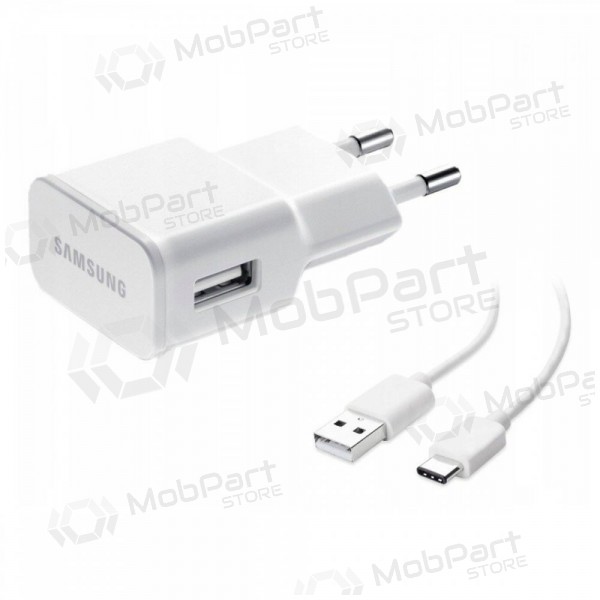 Charger original Samsung EP-TA200NWE 15W + Type-C cable white