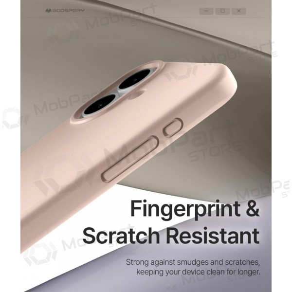Case Mercury Pure Magsafe Silicon Case Apple iPhone 17 pink sand color