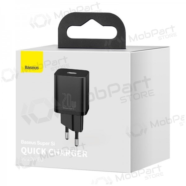 Charger buitinis Baseus Super Si 20W black CCSUP-B01