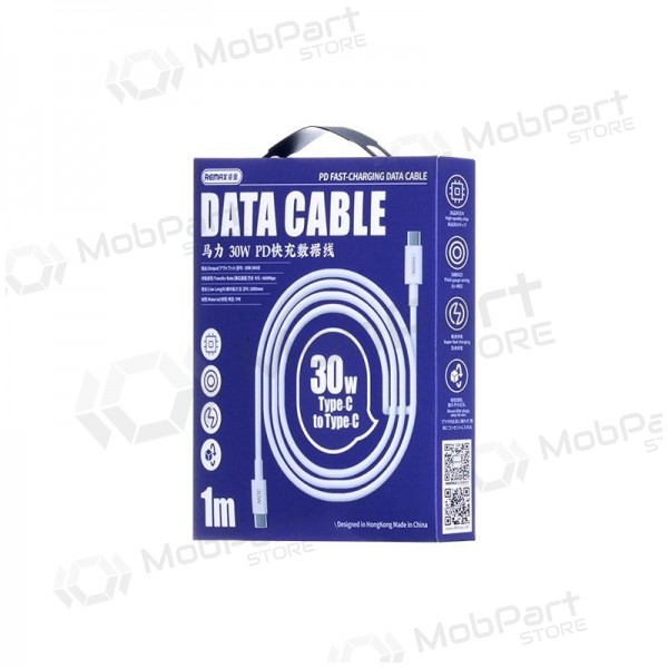 USB cable Remax RC-C021 USB-C to USB-C 30W 2.0m white