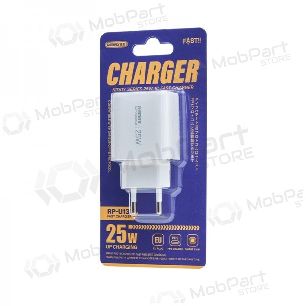 Phone charger Remax RP-U137 25 W USB-C white