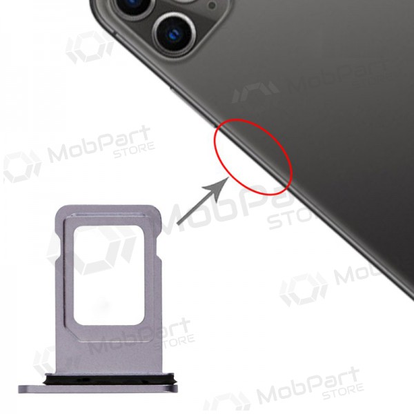 Apple iPhone 11 (Dual) SIM card holder violetinė (purple)