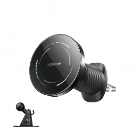 Automobilinis laikiklis-charger Joyroom JR-ZS502 MagSafe 15W (air vent/dashboard) black