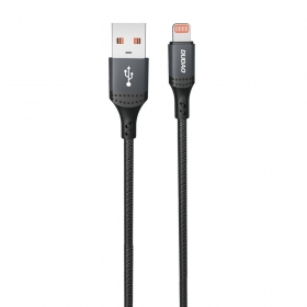 Lightning cable Dudao L3SL USB-A to Lightning 1.2 m 3 A black