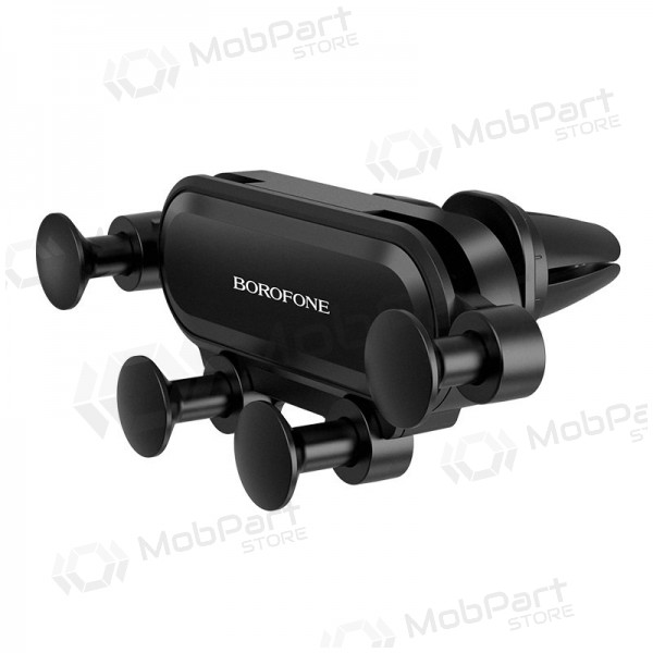 Automobilinis Universal telefono laikiklis Borofone BH19 tvirtinamas ant ventiliacijos grotelių, black