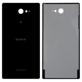 Sony Xperia M2 D2303 / Xperia M2 Aqua D2403 back / rear cover (black) (used grade A, original)