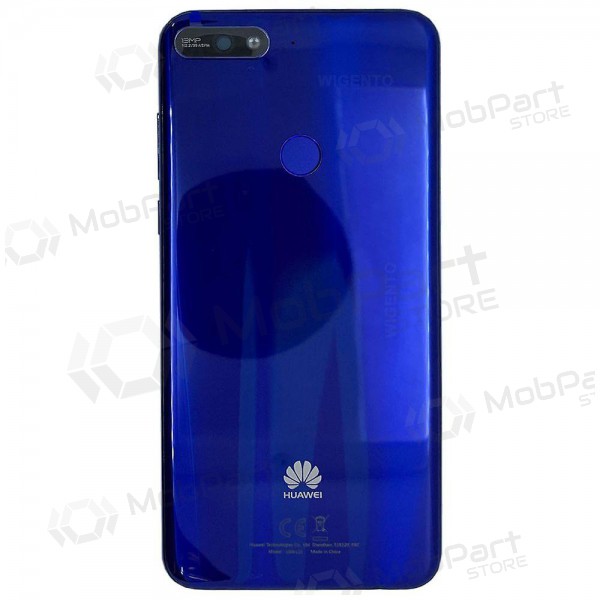Huawei Y7 2018 back / rear cover (blue) (used grade C, original) Huawei Y7 2018 back / rear cover (blue) (used grade C, original)