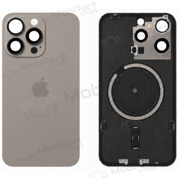 Apple iPhone 15 Pro Max back cover (gray) (Premium)
