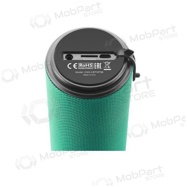 Bluetooth portable top speaker CANYON CNS-CBTSP5 (MicroSD,AUX,BT V5.0,1200mAh) (green)