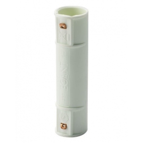 Gofruotų vamzdžių flex D16 whitewith fiksatorium GLOB-EL