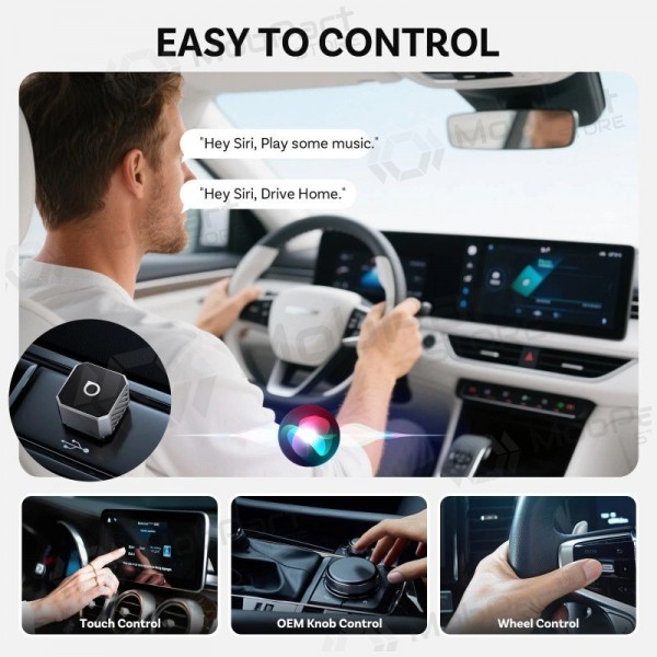 Wireless CarPlay / Android Auto adapter Ottocast Mini Cube CP88-T3 black