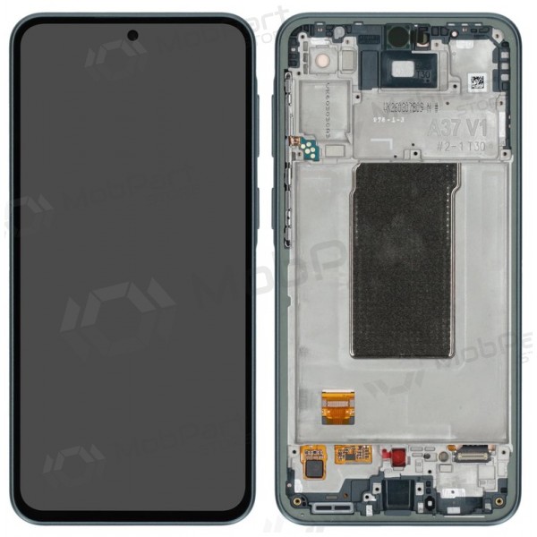 Samsung Galaxy A37 5G display (gray-green) (with frame) (original)