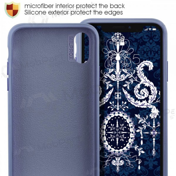 Apple iPhone 11 Pro Max case - Liquid Silicone 2.0mm (lavender grey)
