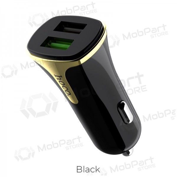 Charger automobilinis Hoco Z31 Quick Charge 3.0 (3.4A) x 2 USB (black)