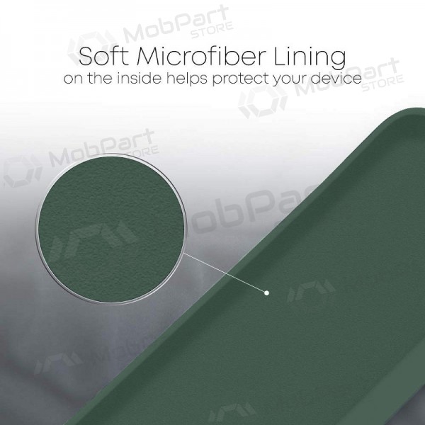 Samsung A225 Galaxy A22 4G case Mercury Goospery "Silicone Case" (tamsiai green) Samsung A225 Galaxy A22 4G case Mercury Goospery "Silicone Case" (tamsiai green)