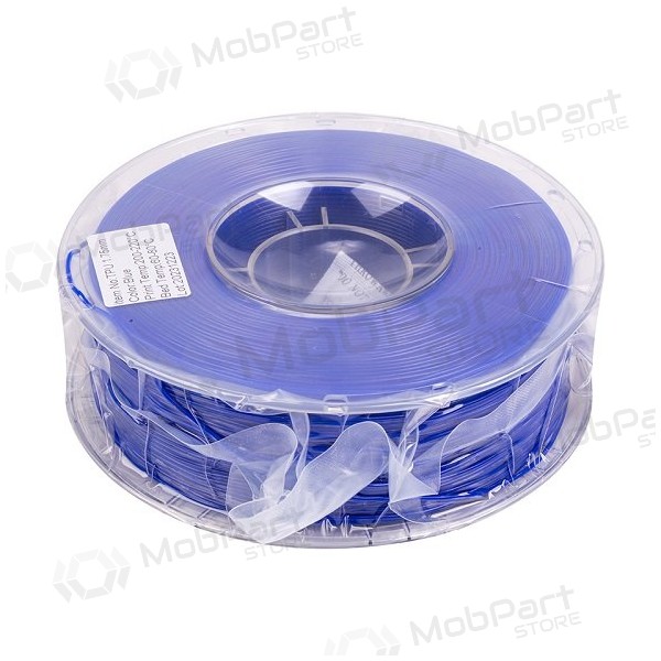 3D spausdinimo plastikas TPU, 1.75mm, 1kg, blue 3D spausdinimo plastikas TPU, 1.75mm, 1kg, blue