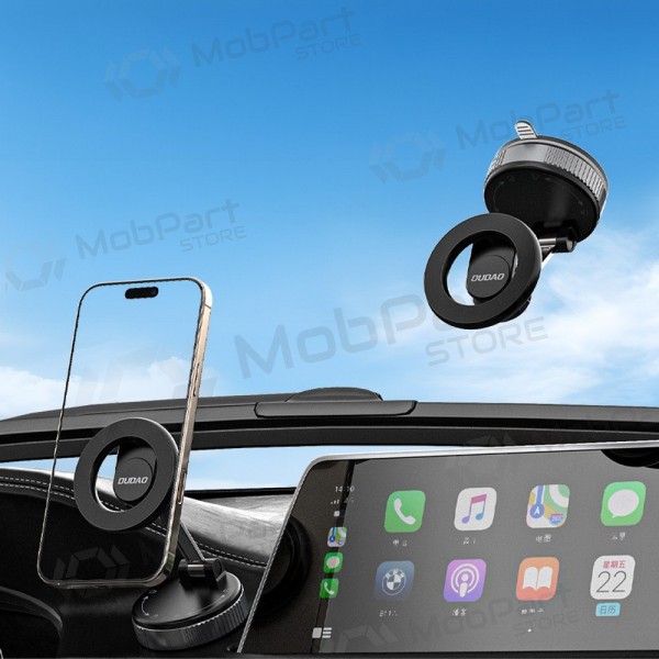 Dudao F24X MagSafe car phone holder for dashboard and glass