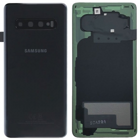 Samsung G973 Galaxy S10 back / rear cover black (Prism Black) (used grade C, original)