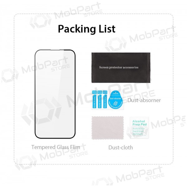 LCD apsauginis stikliukas Dux Ducis Redmi 14C/Redmi A4/Poco C75 black