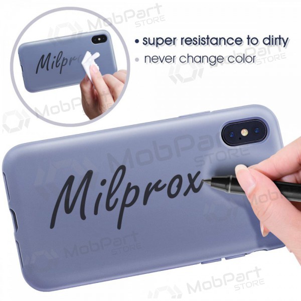 Apple iPhone 11 Pro Max case - Liquid Silicone 2.0mm (lavender grey)