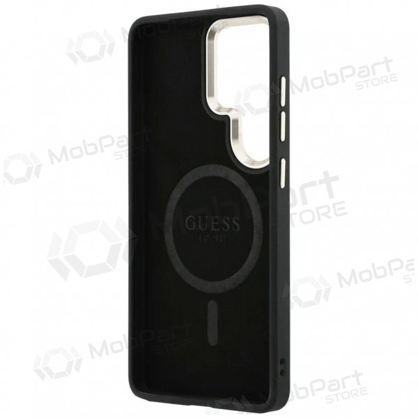 Samsung Galaxy S26 Ultra case - Guess PU Leather 4G Gold Frame Magnetic (brown)