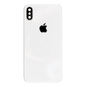 Apple iPhone X back / rear cover (silver) (used grade B, original)