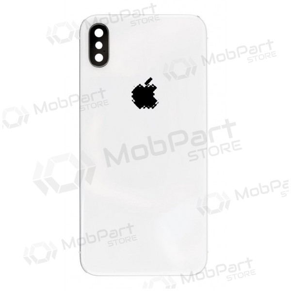 Apple iPhone X back / rear cover (silver) (used grade B, original) Apple iPhone X back / rear cover (silver) (used grade B, original)