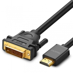 HDMI cable Ugreen HD106 HDMI to DVI 24+1 1.5 m bidirectional black