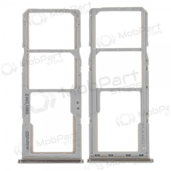 Samsung A705 Galaxy A70 2019 SIM card holder white (silver)