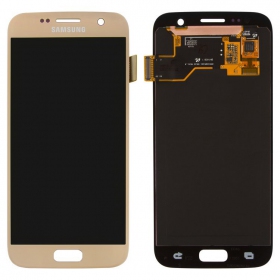 Samsung G930F Galaxy S7 ekranas (gold) (service pack) (original)