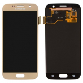 Samsung G930F Galaxy S7 screen (gold) (service pack) (original)