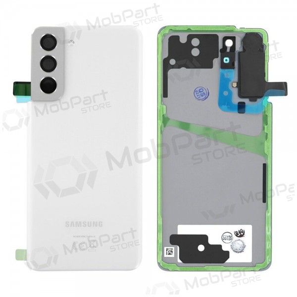 Samsung G991 Galaxy S21 5G back / rear cover (Phantom White) (used grade C, original) Samsung G991 Galaxy S21 5G back / rear cover (Phantom White) (used grade C, original)