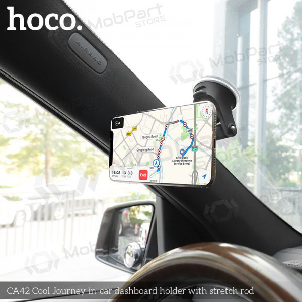 Car phone holder Hoco CA42 Cool Journey, tvirtinamas ant prietaisų skydelio, magnetinis