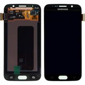 Samsung G920F Galaxy S6 ekranas (black) (service pack) (original)