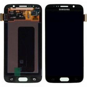 Samsung G920F Galaxy S6 screen (black) (service pack) (original)
